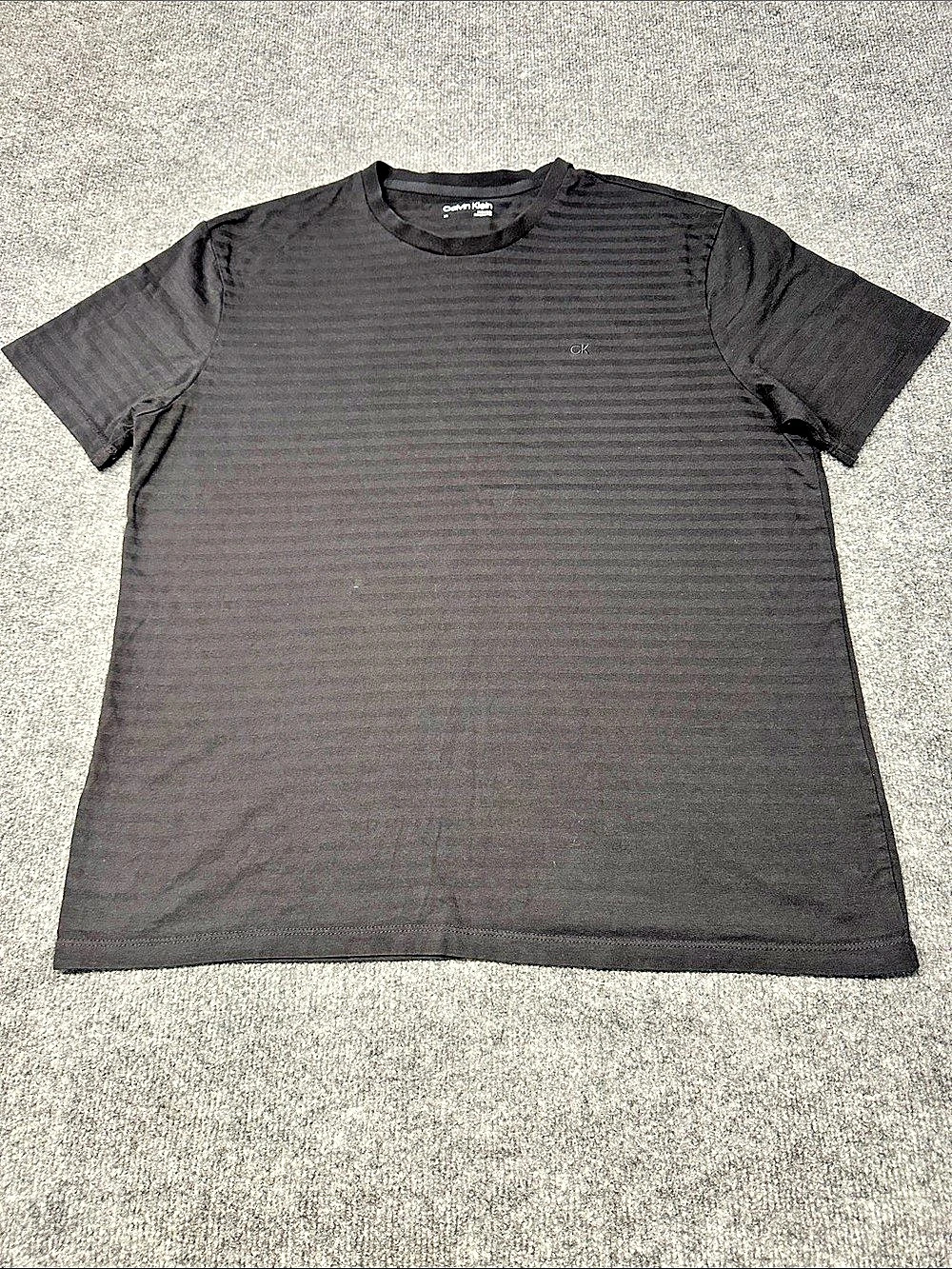 Calvin Klein Men's Black Short Sleeve Tee Size Large
